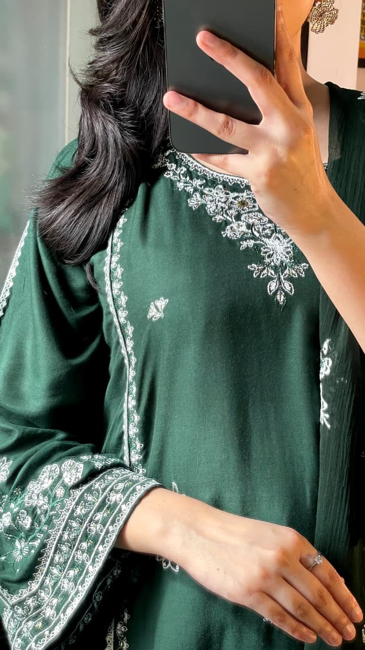 Reet embroidered 3 pc