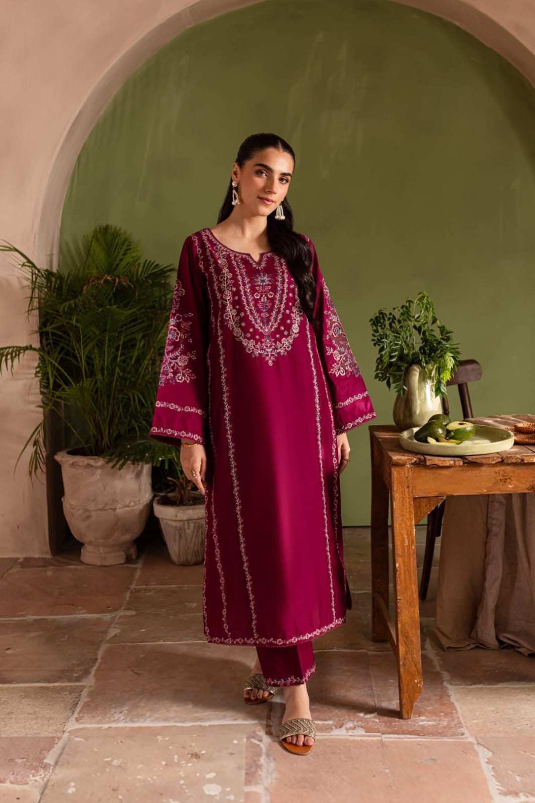 Sanam embroidered 2 pc