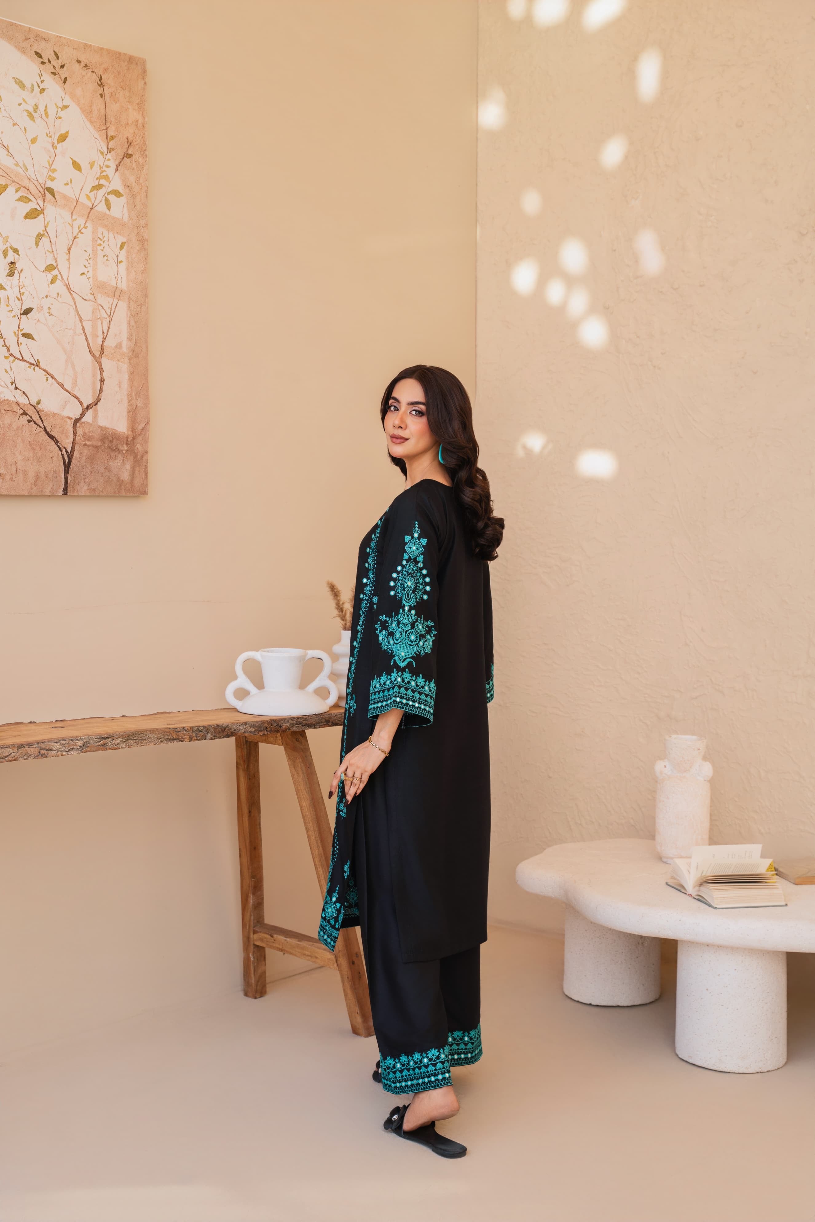 Jugnu embroidered 2 pc