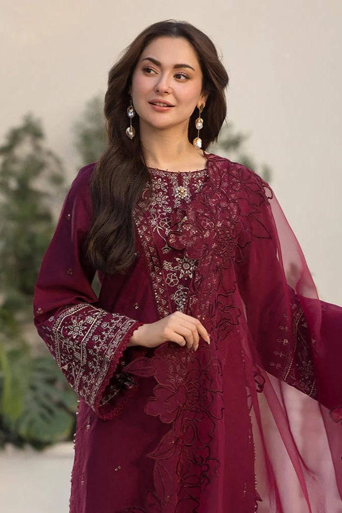 Zareen embroidered  3 pc