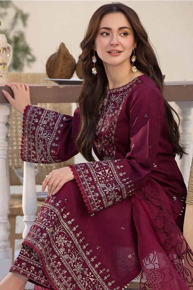 Zareen embroidered  3 pc