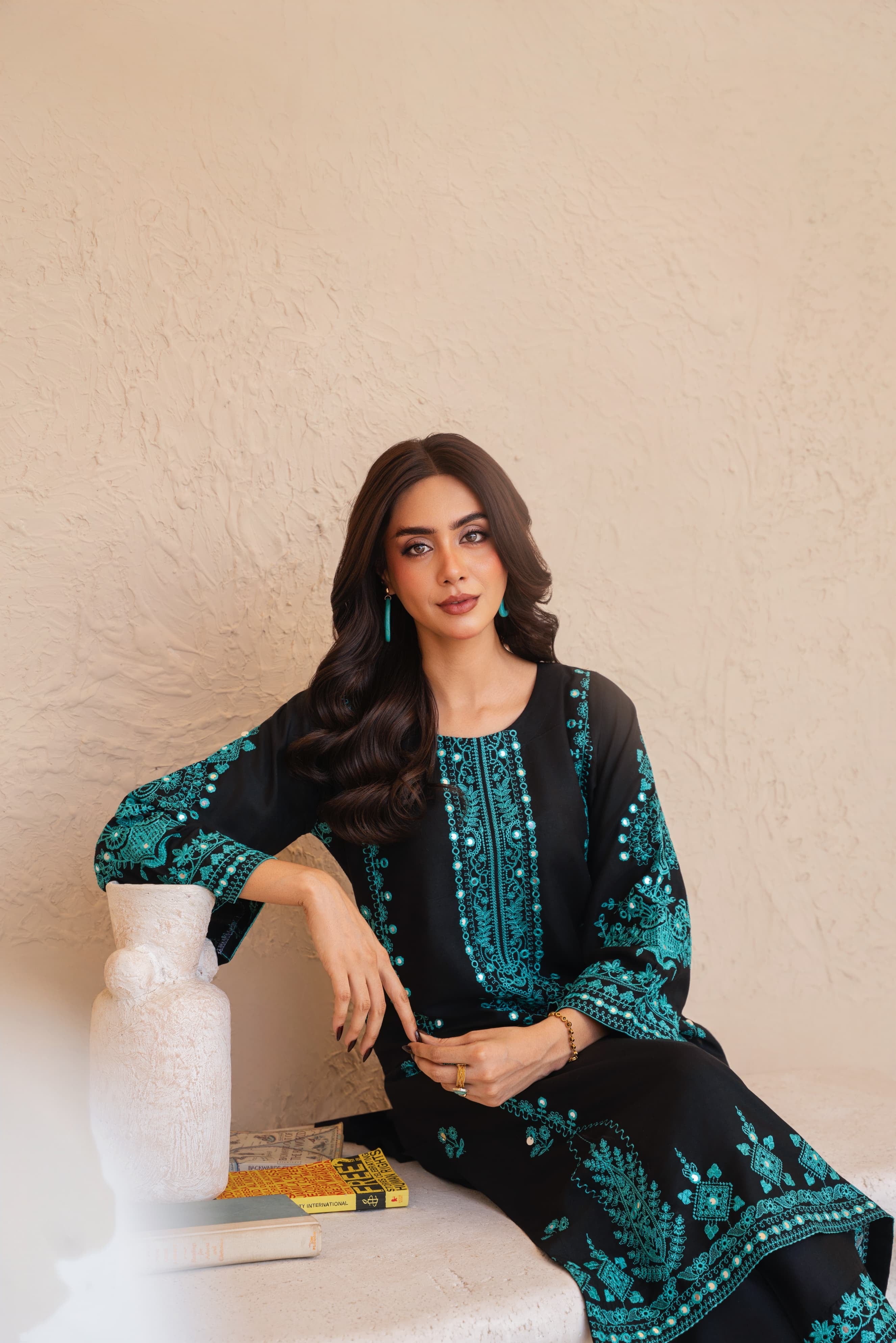 Jugnu embroidered 2 pc