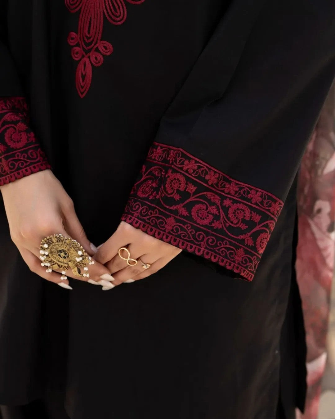 Mahnoor embroidered 3 pc