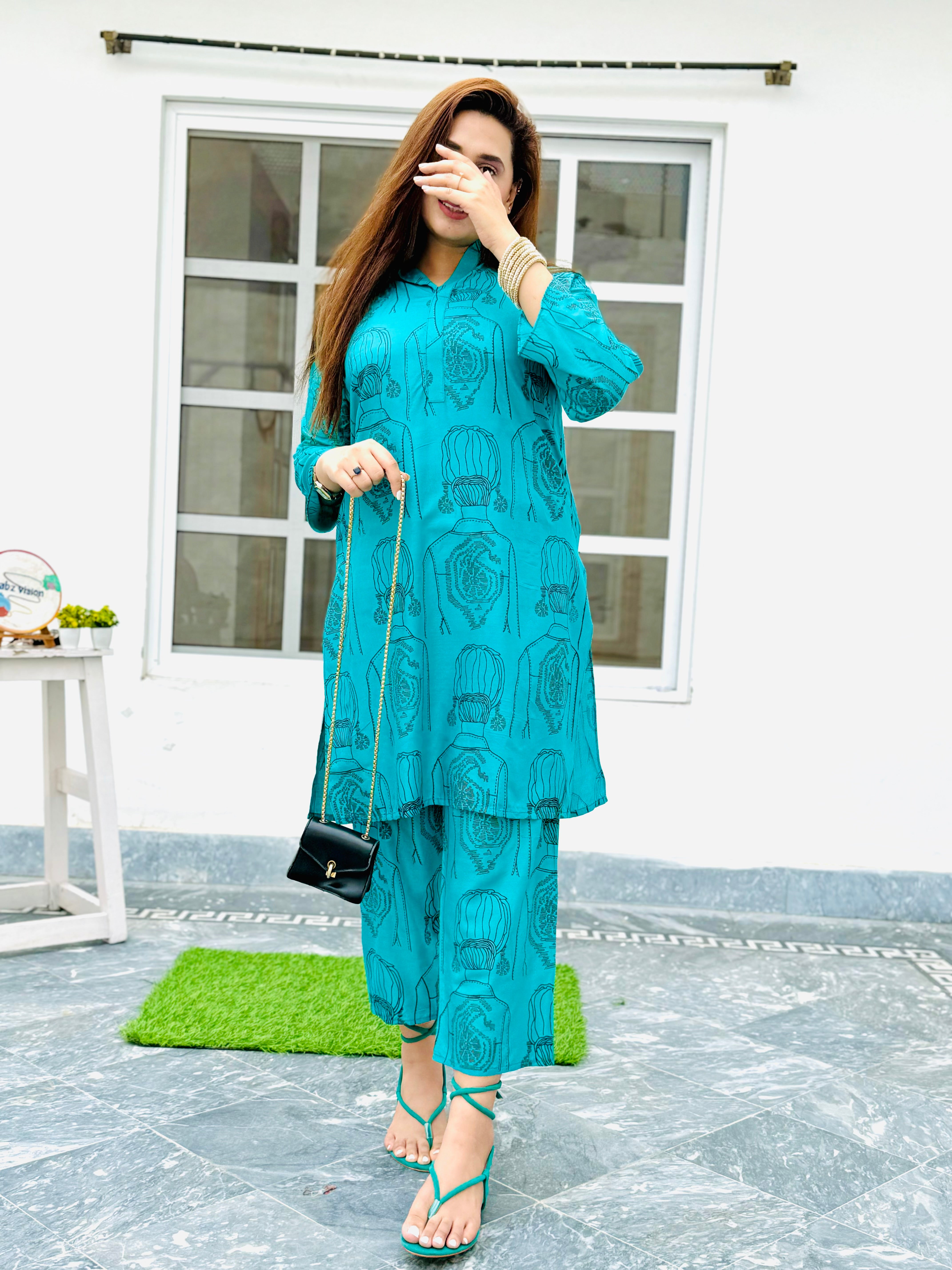 Monar co ord teal