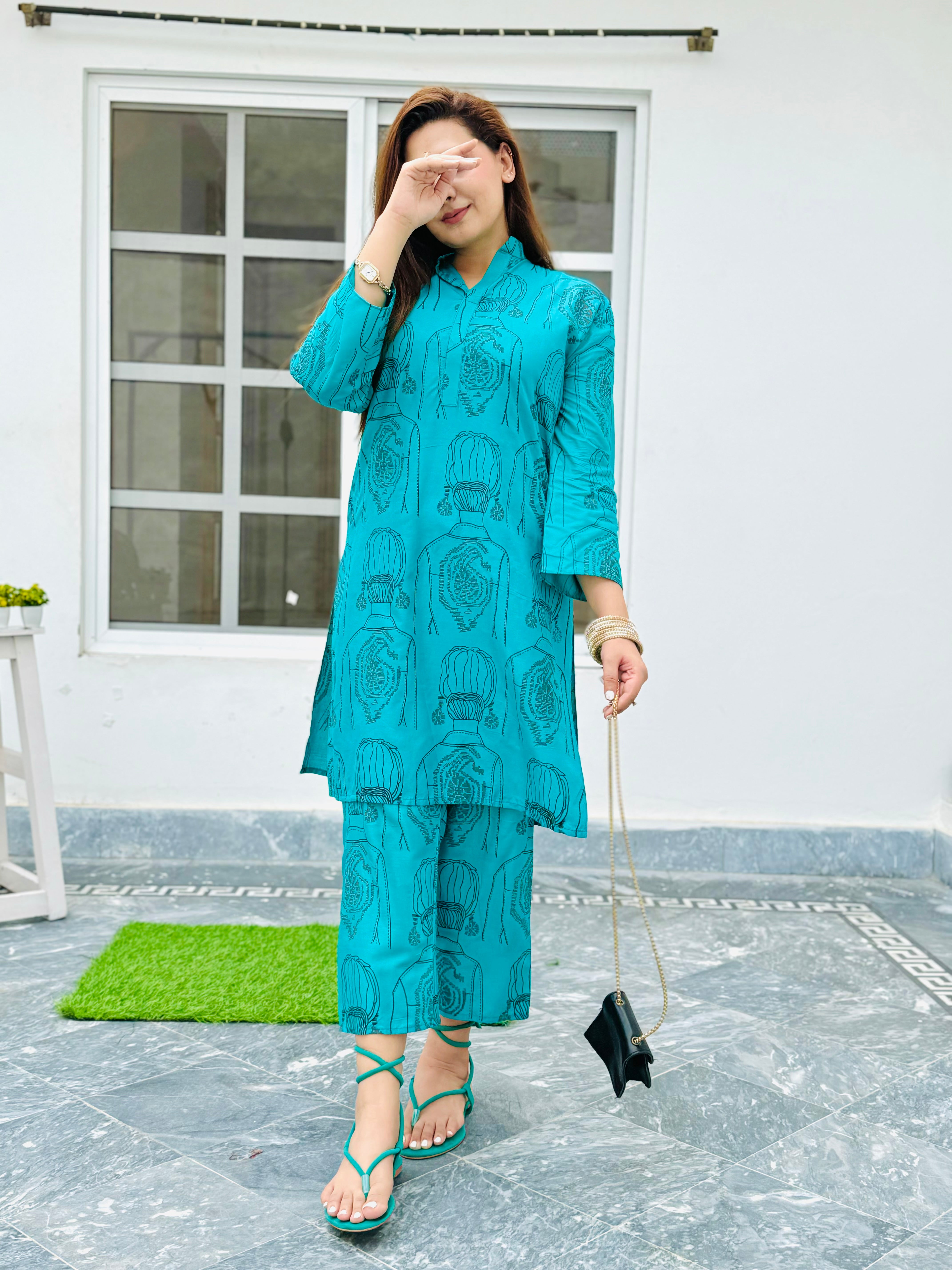 Monar co ord teal