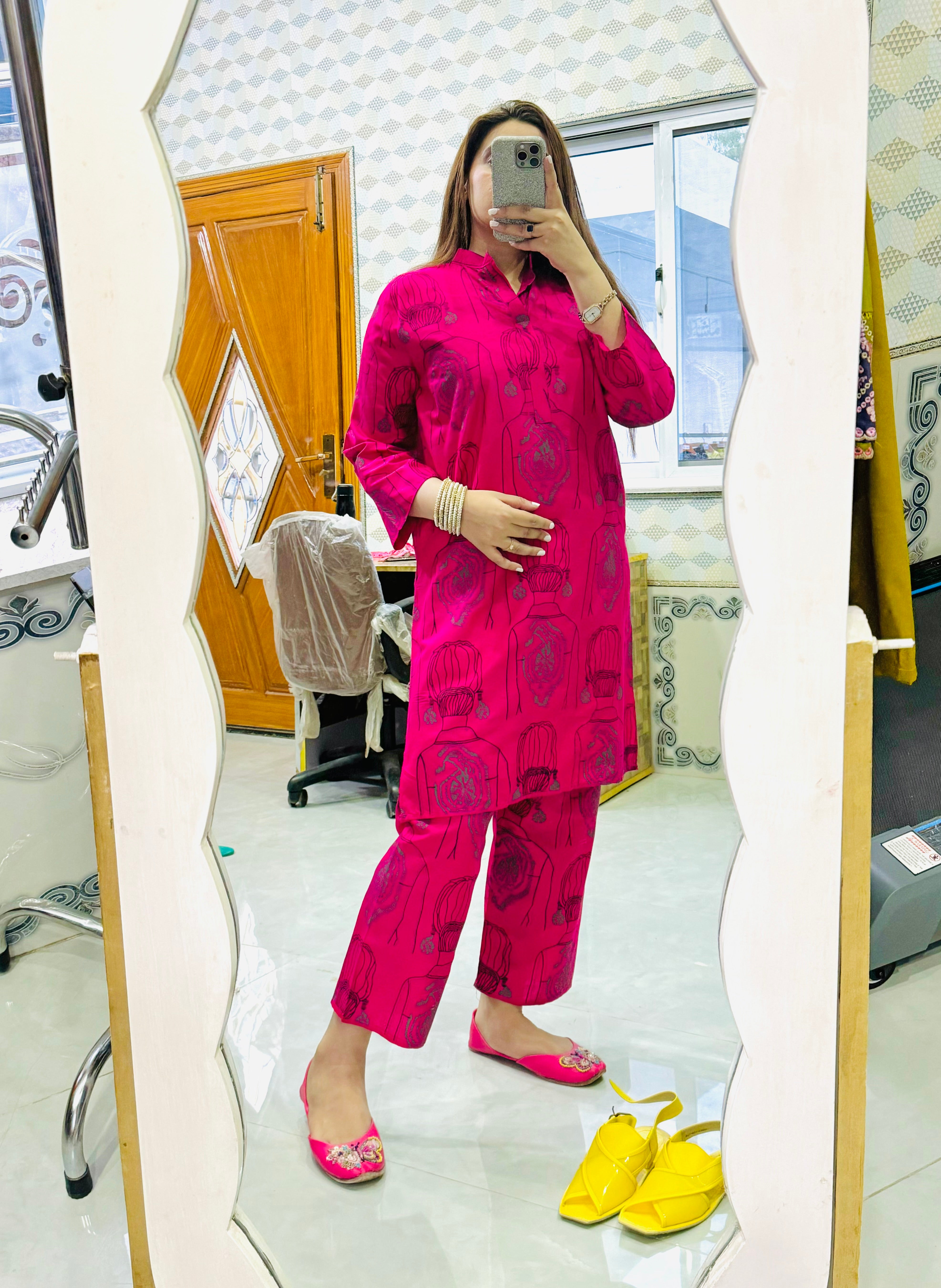 Monar co ord hot pink