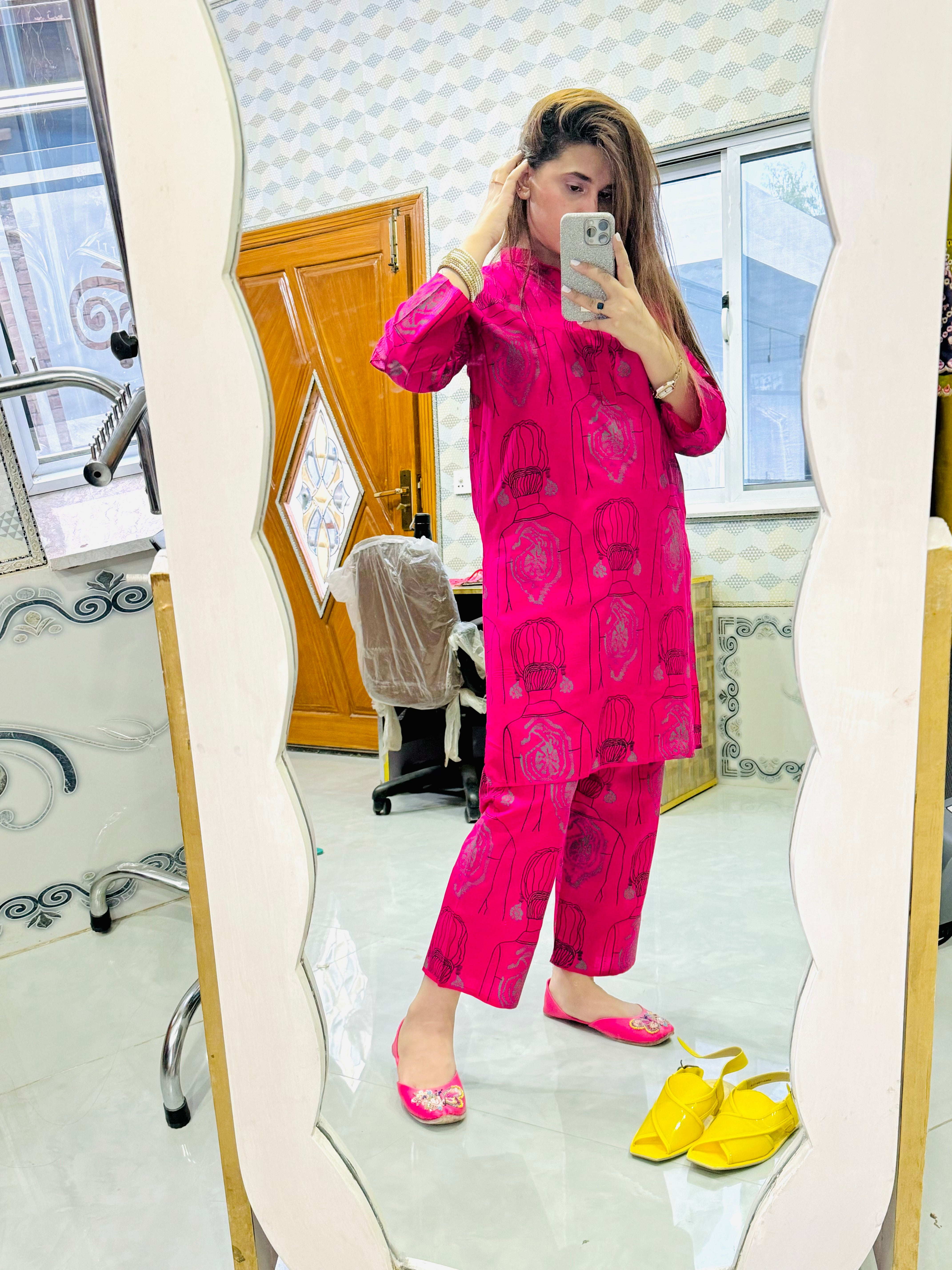 Monar co ord hot pink