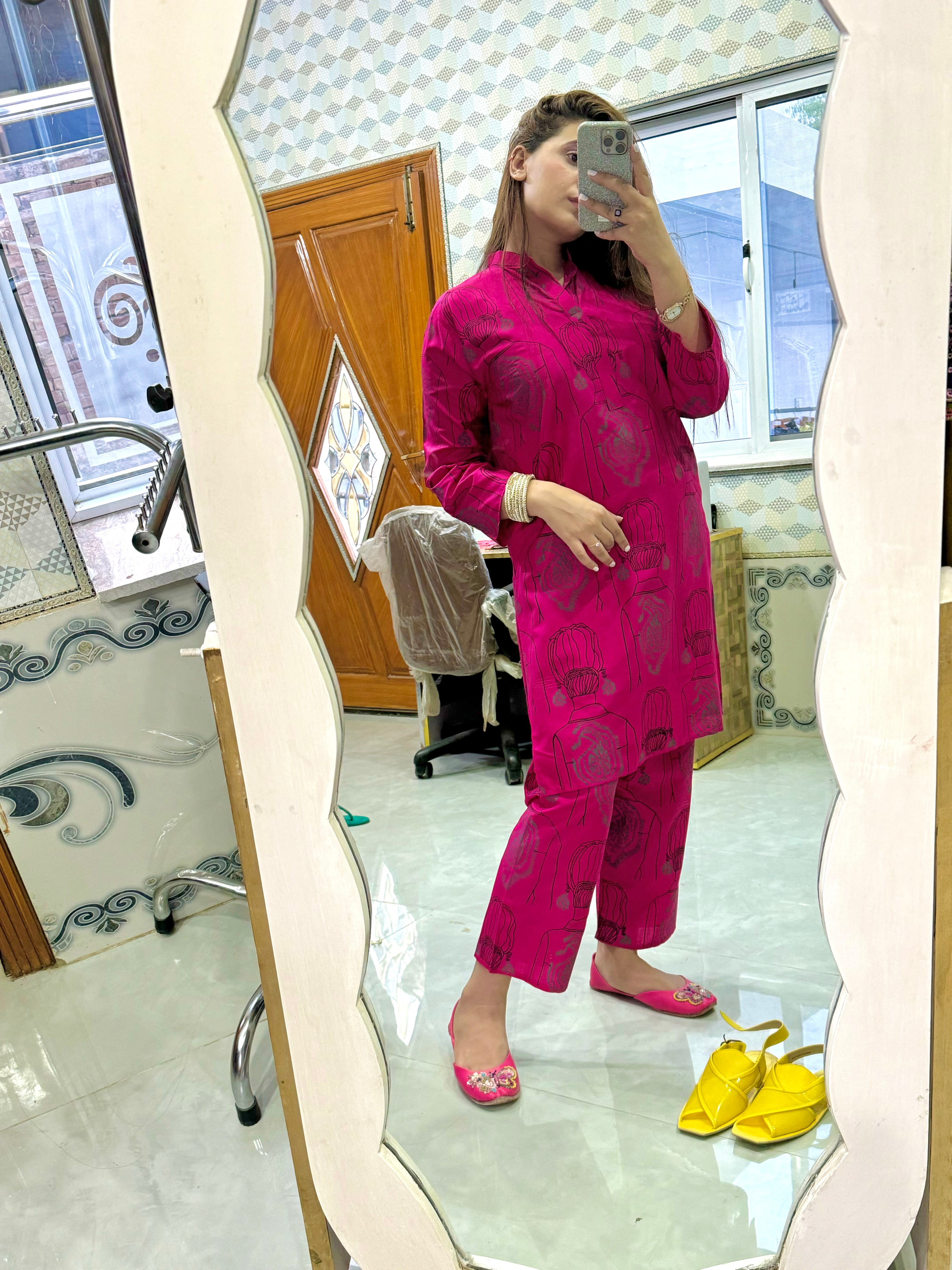 Monar co ord hot pink