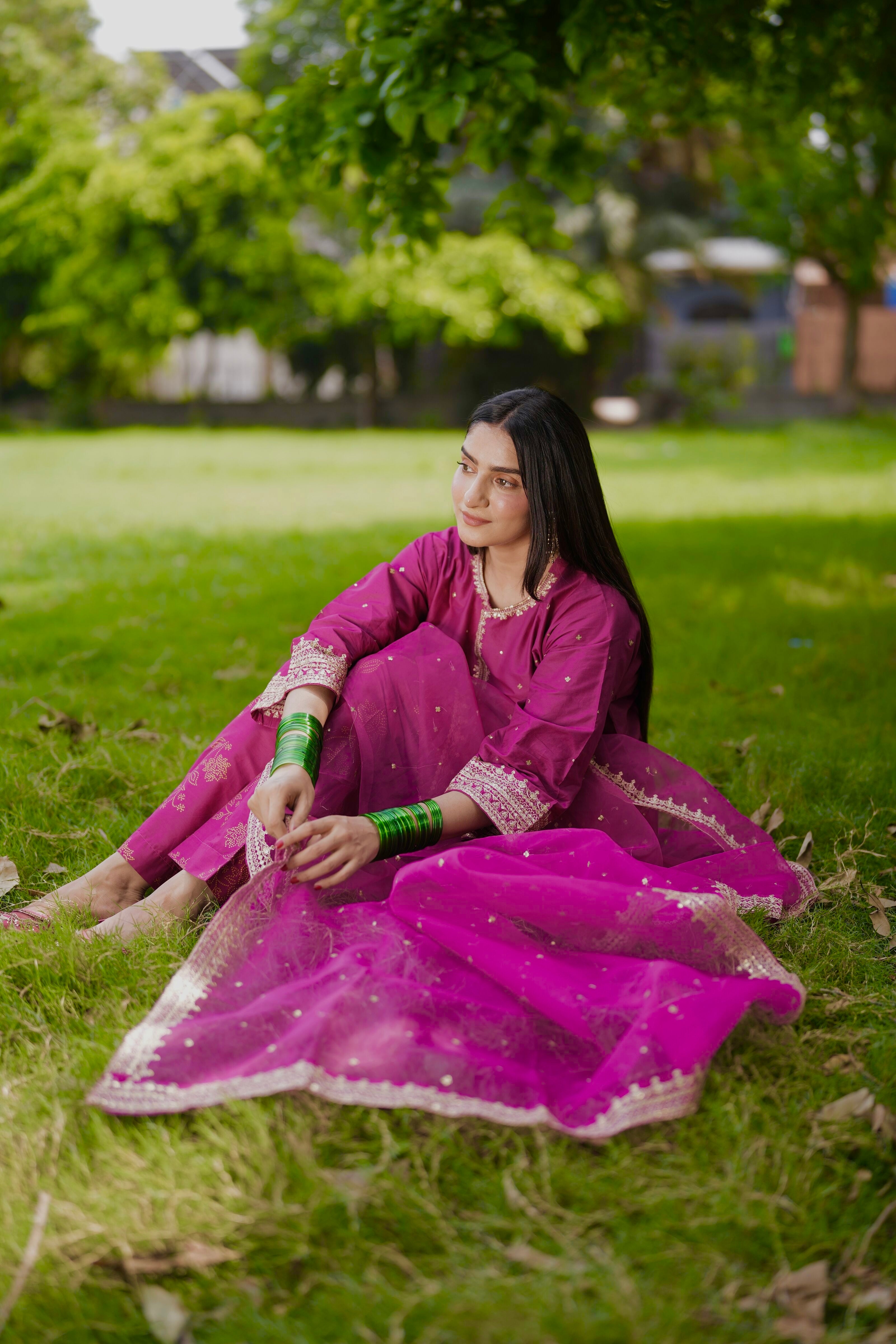 Arzoo embroidered 3 pc