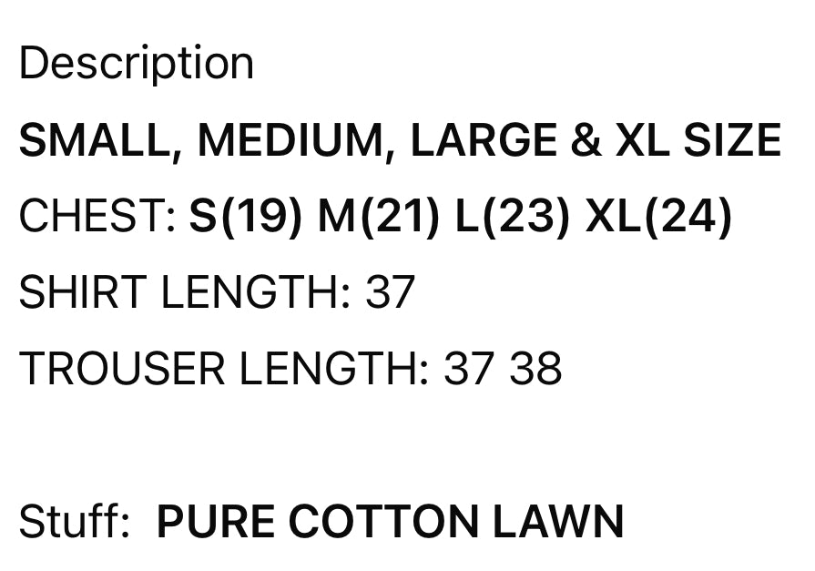 Snow embroidered 3 pc