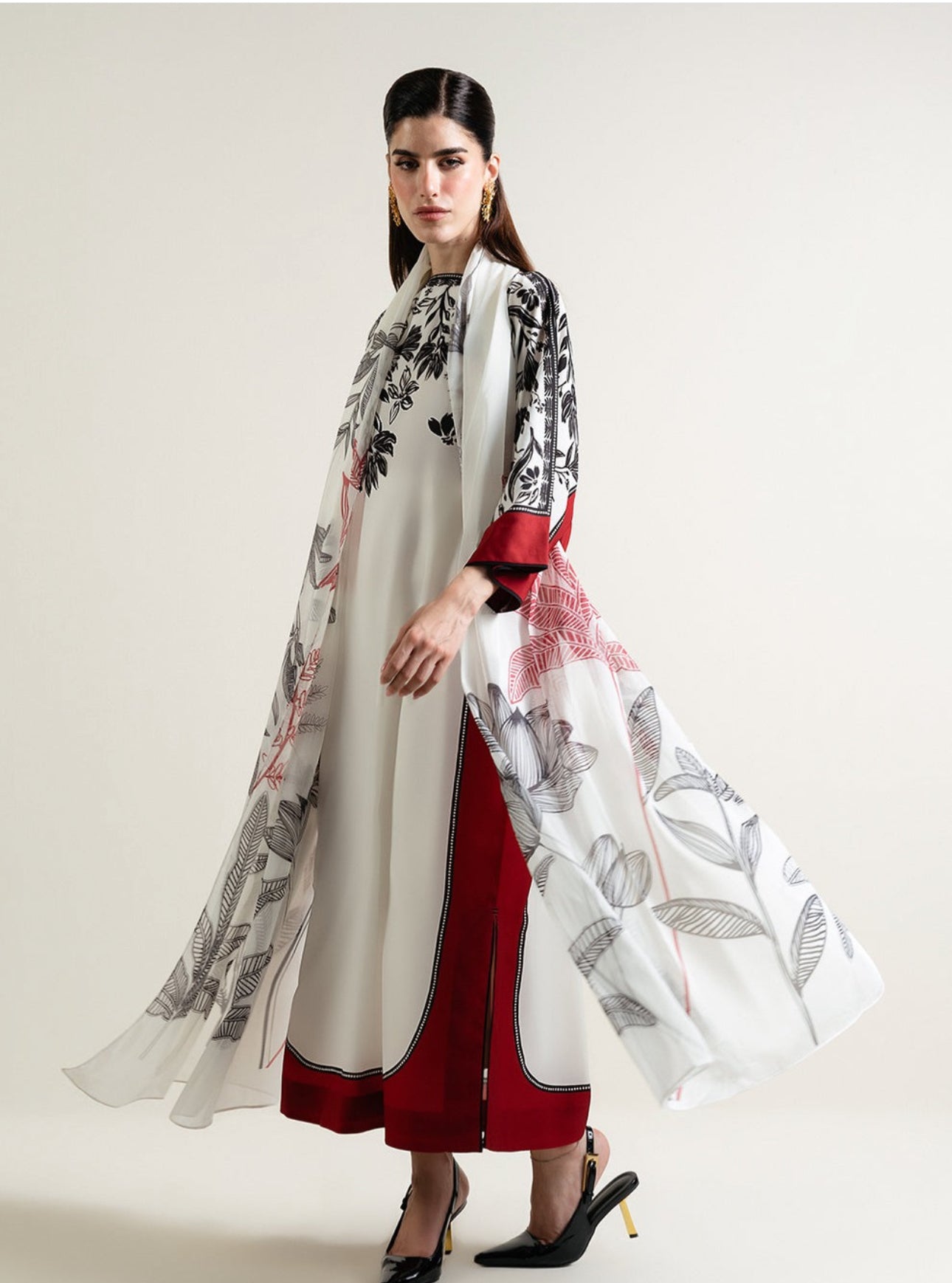 Fusion printed 3pc ( kaftan )