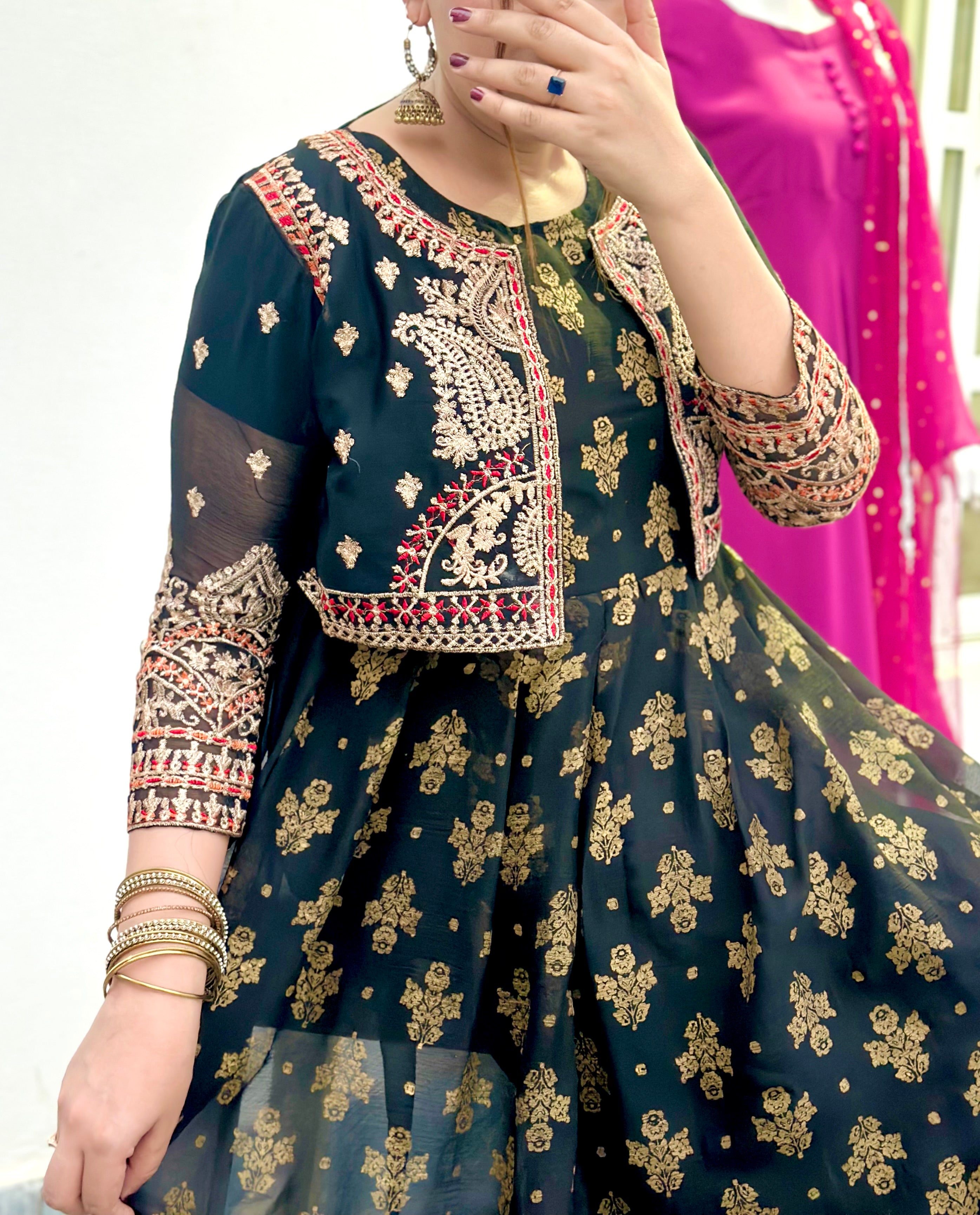 Ethnic fancy 3 piece dress