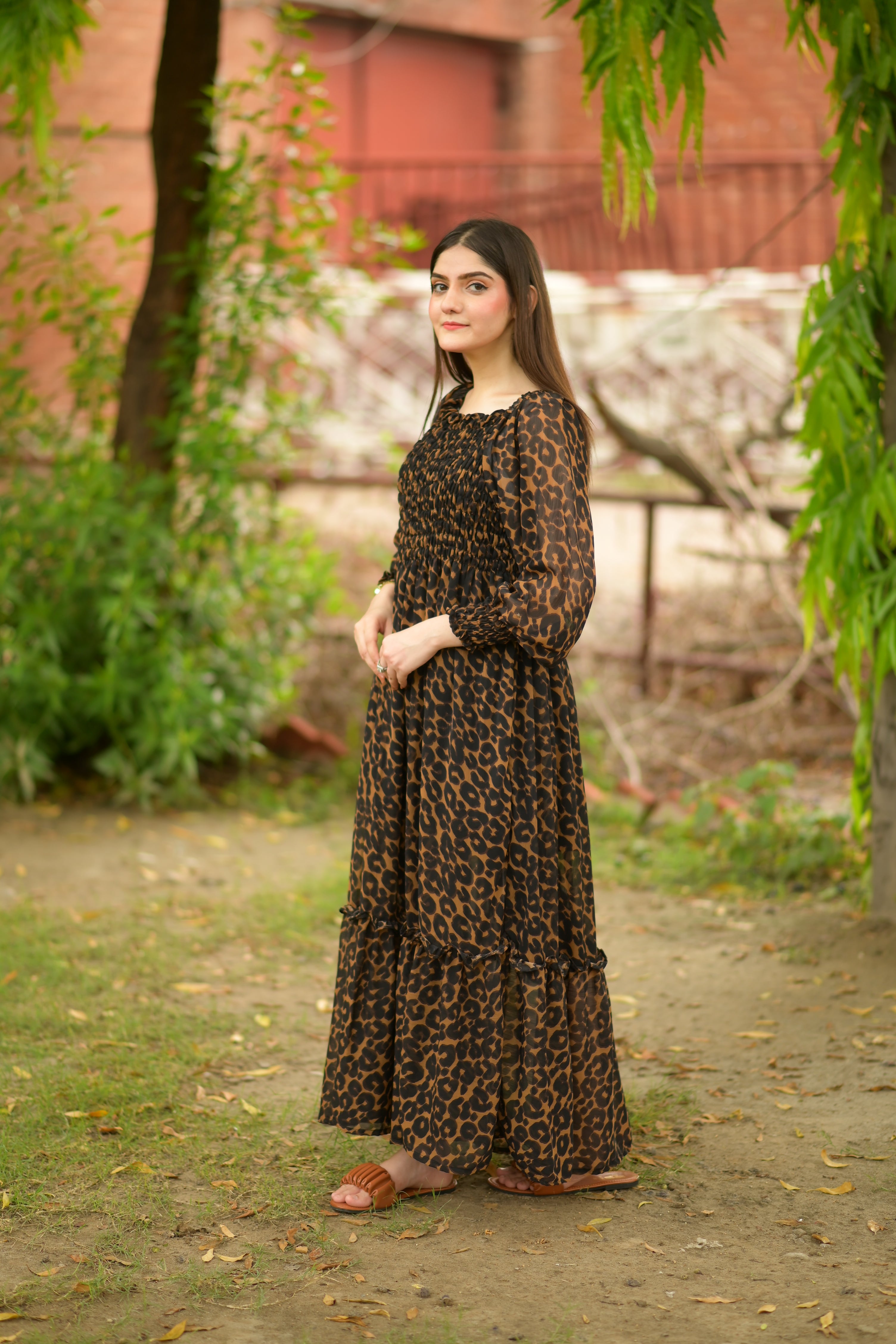 Leopard girl Smokey maxi