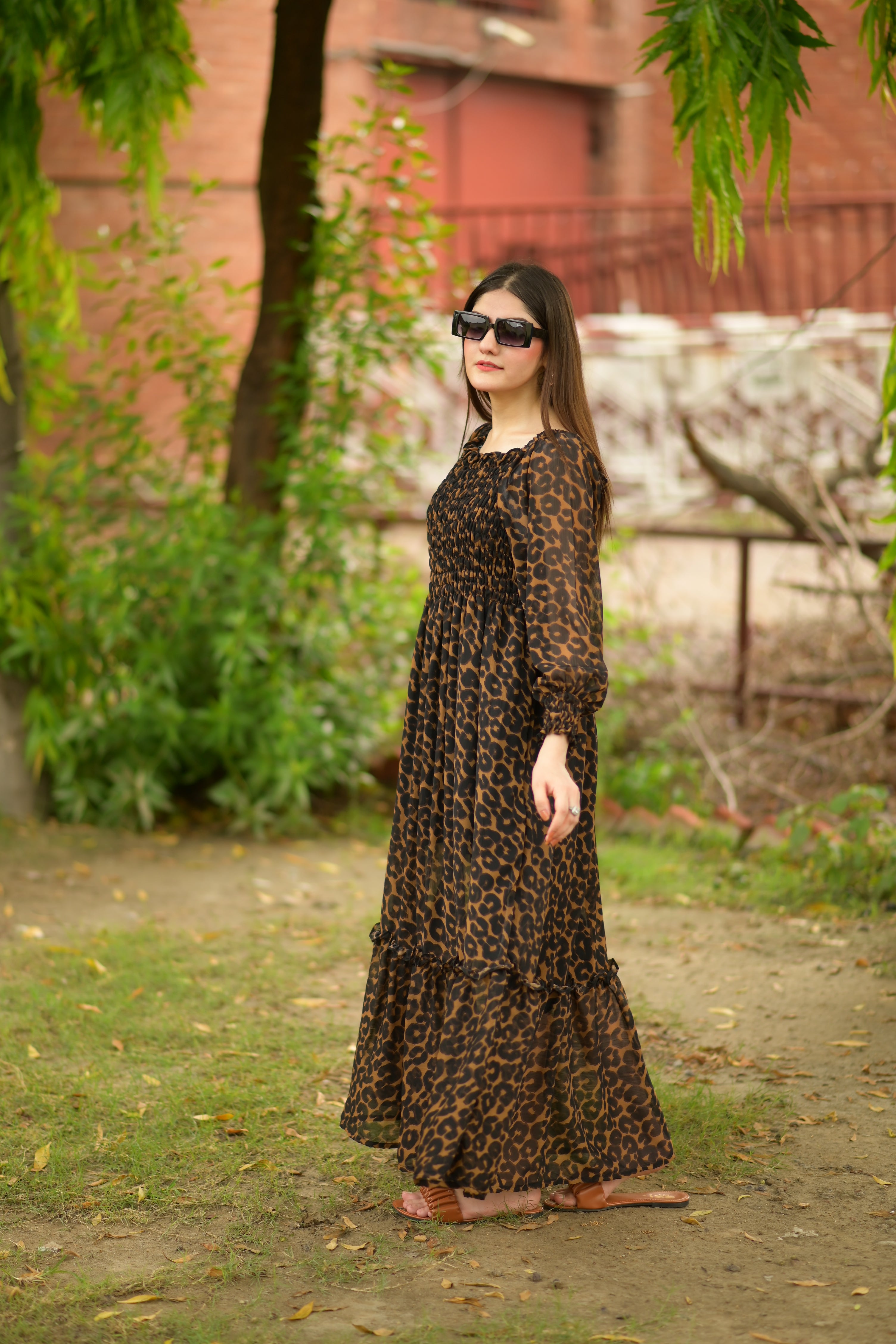 Leopard girl Smokey maxi