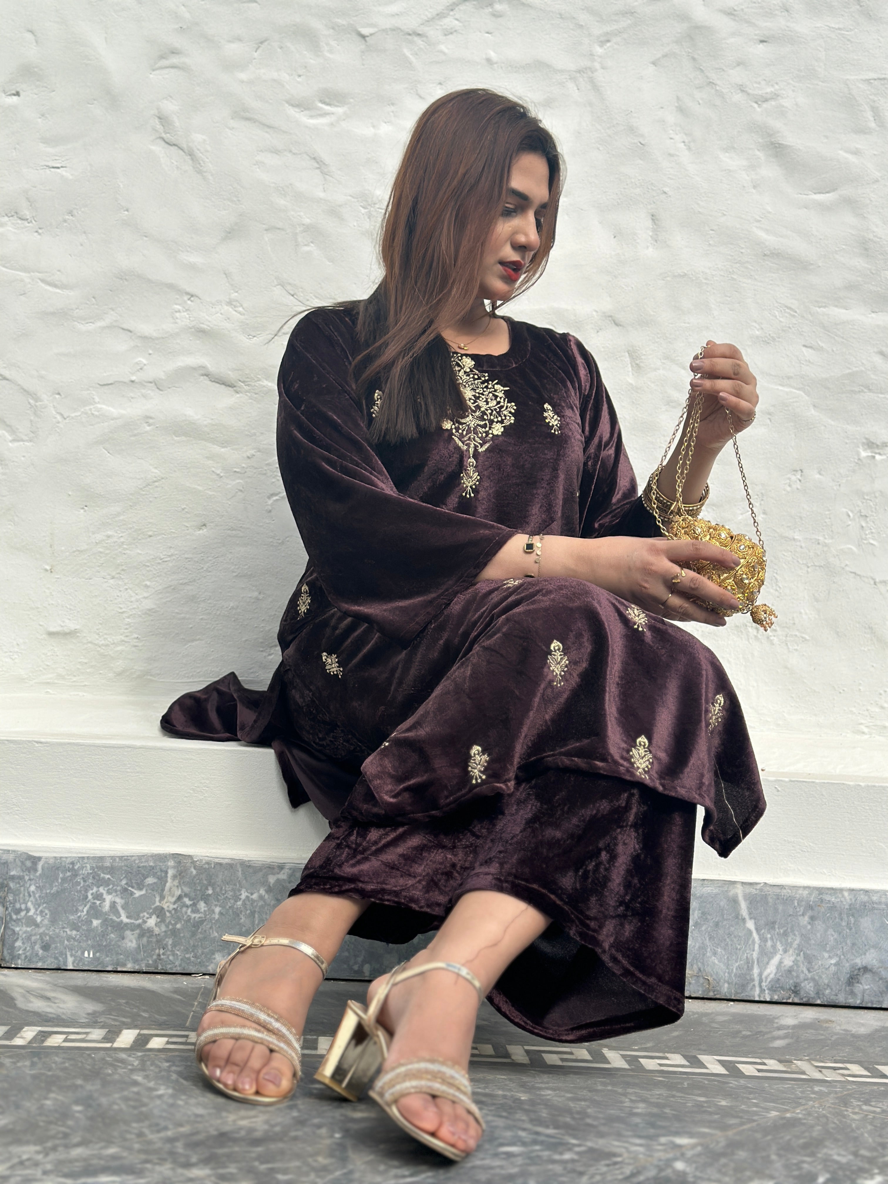 Velvet 2 piece ruchie