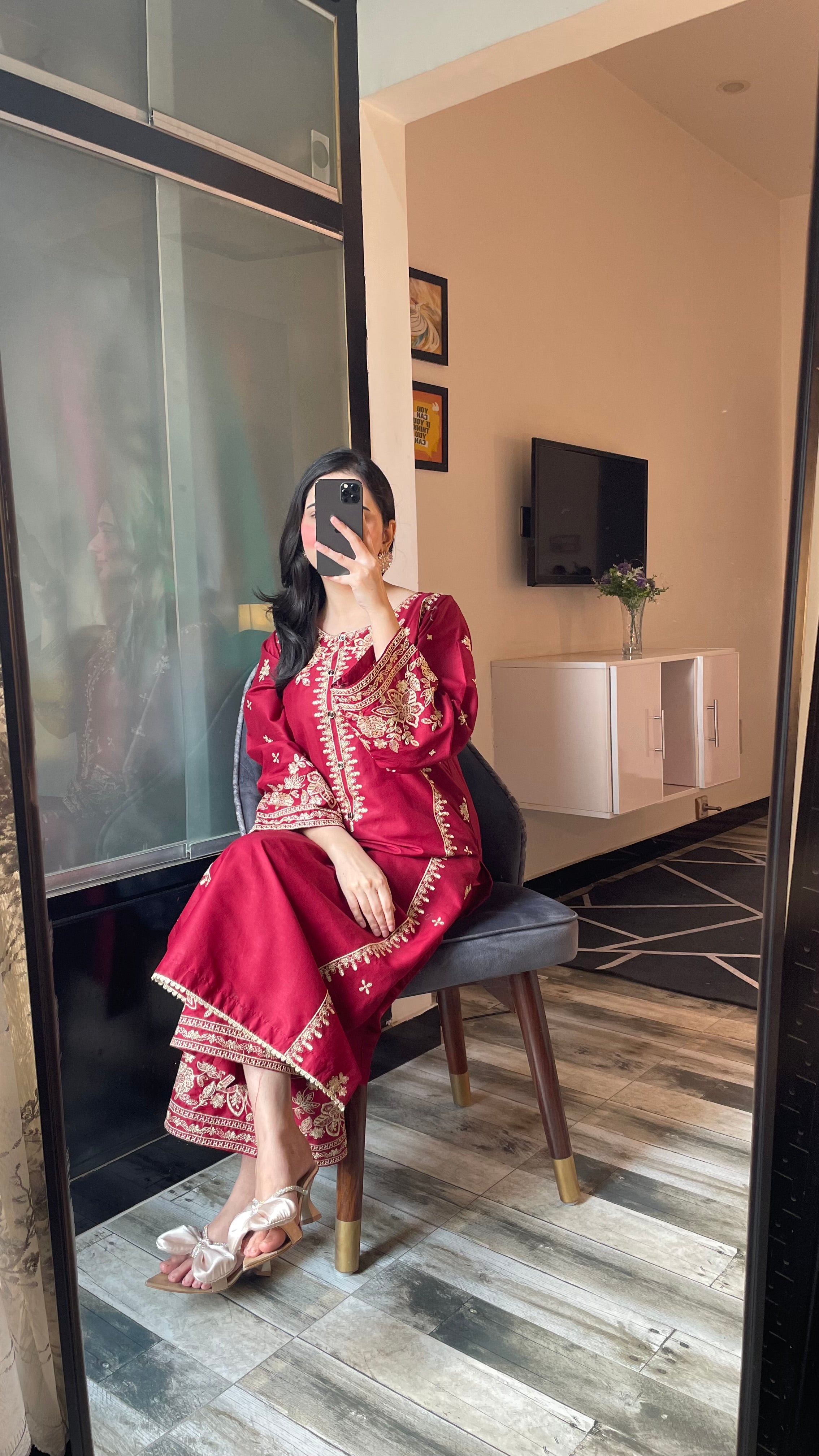 Ishq embroidered 2 pc