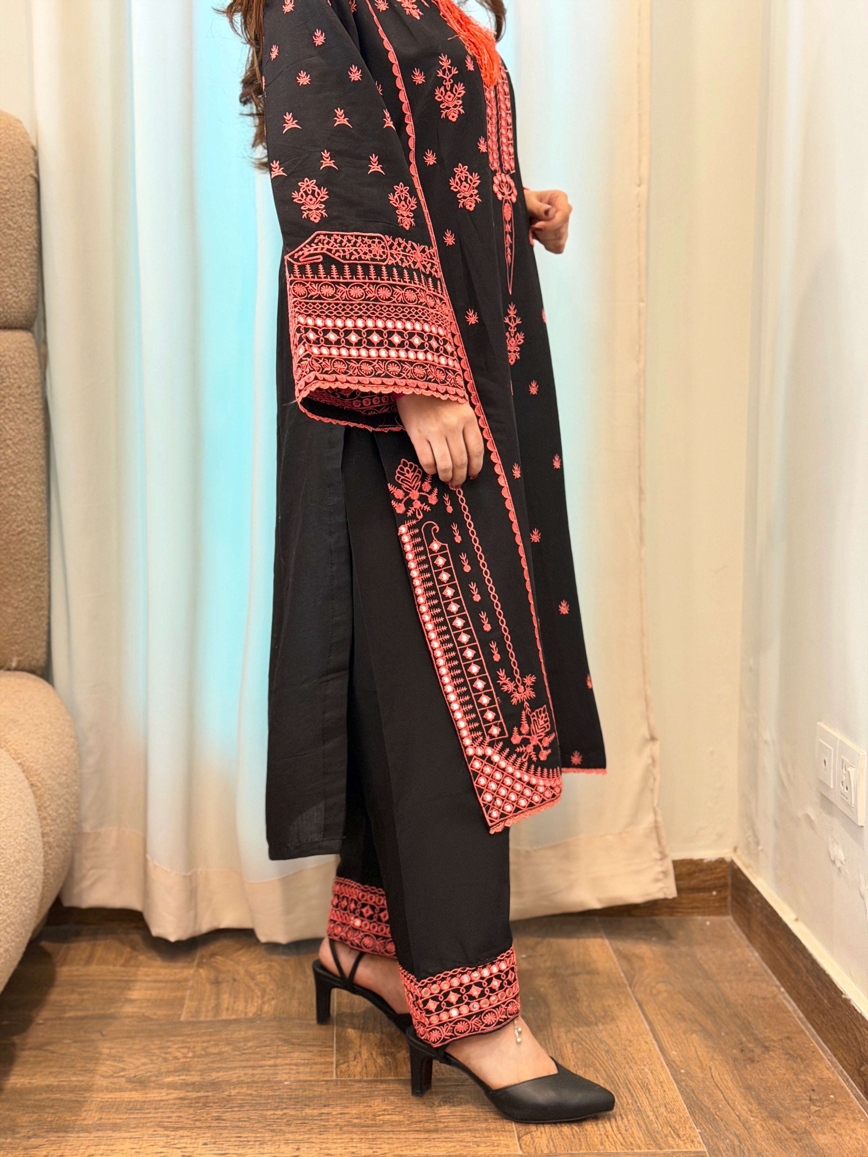 Jugnu embroidered 2Pc