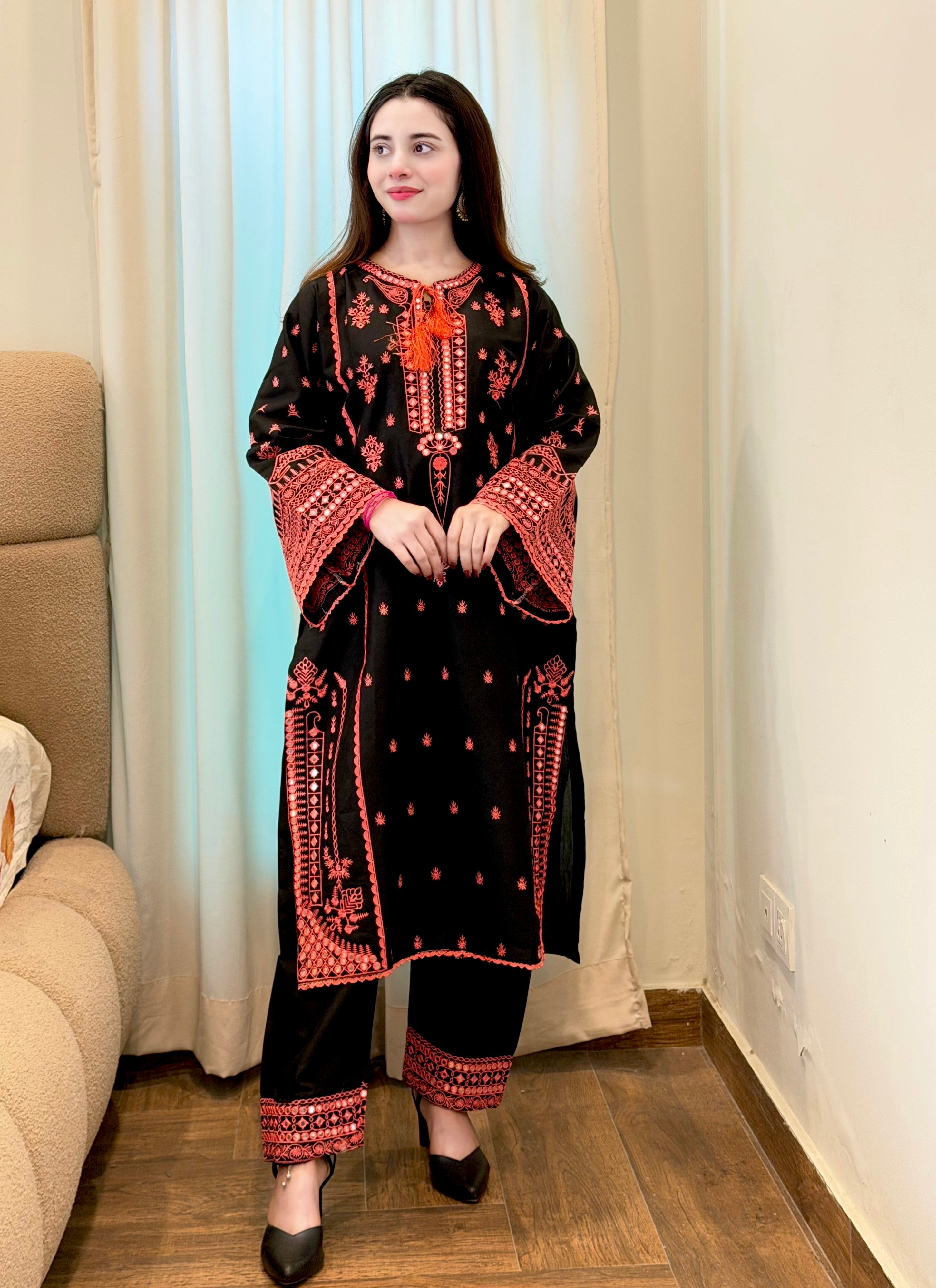 Jugnu embroidered 2Pc