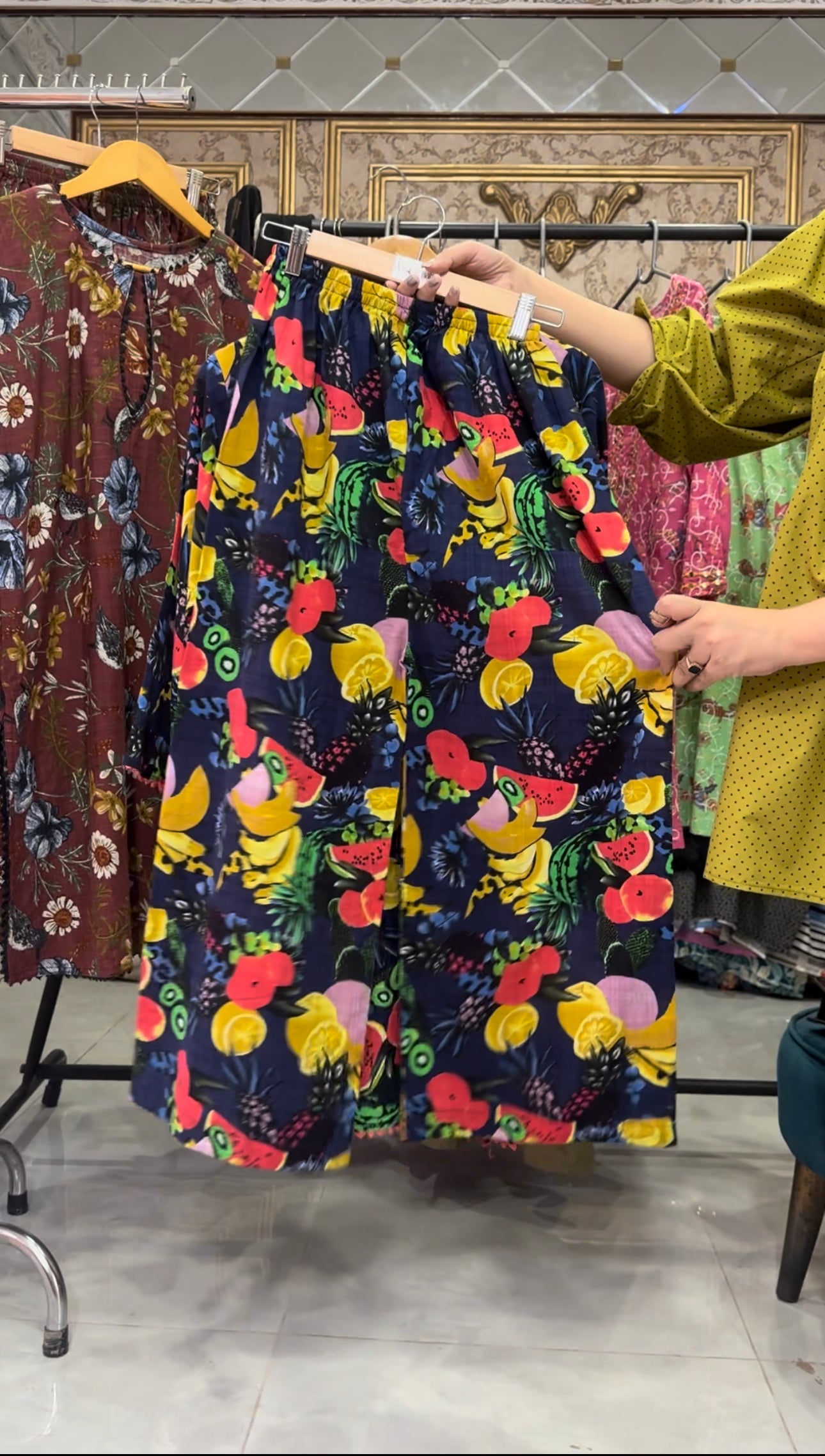 Khaddi Co ord  fruity flapper style