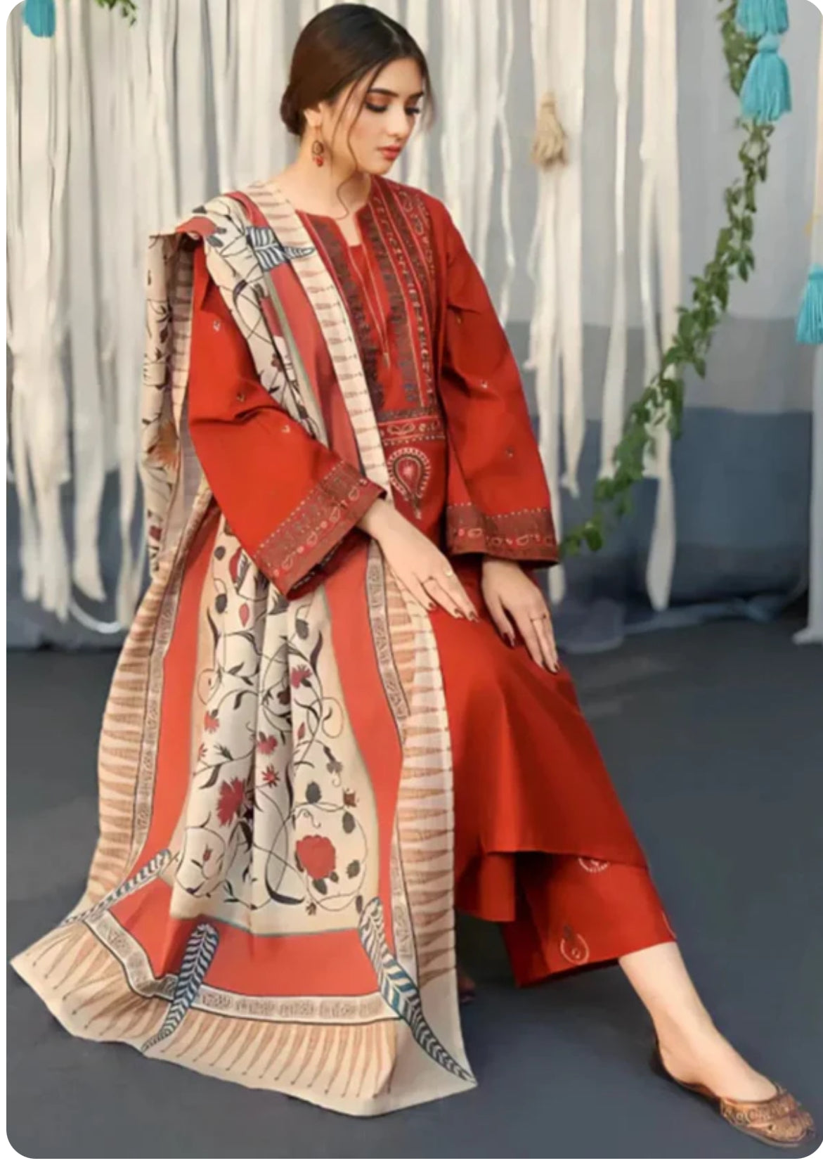 Ayat  embroidered 3Pc