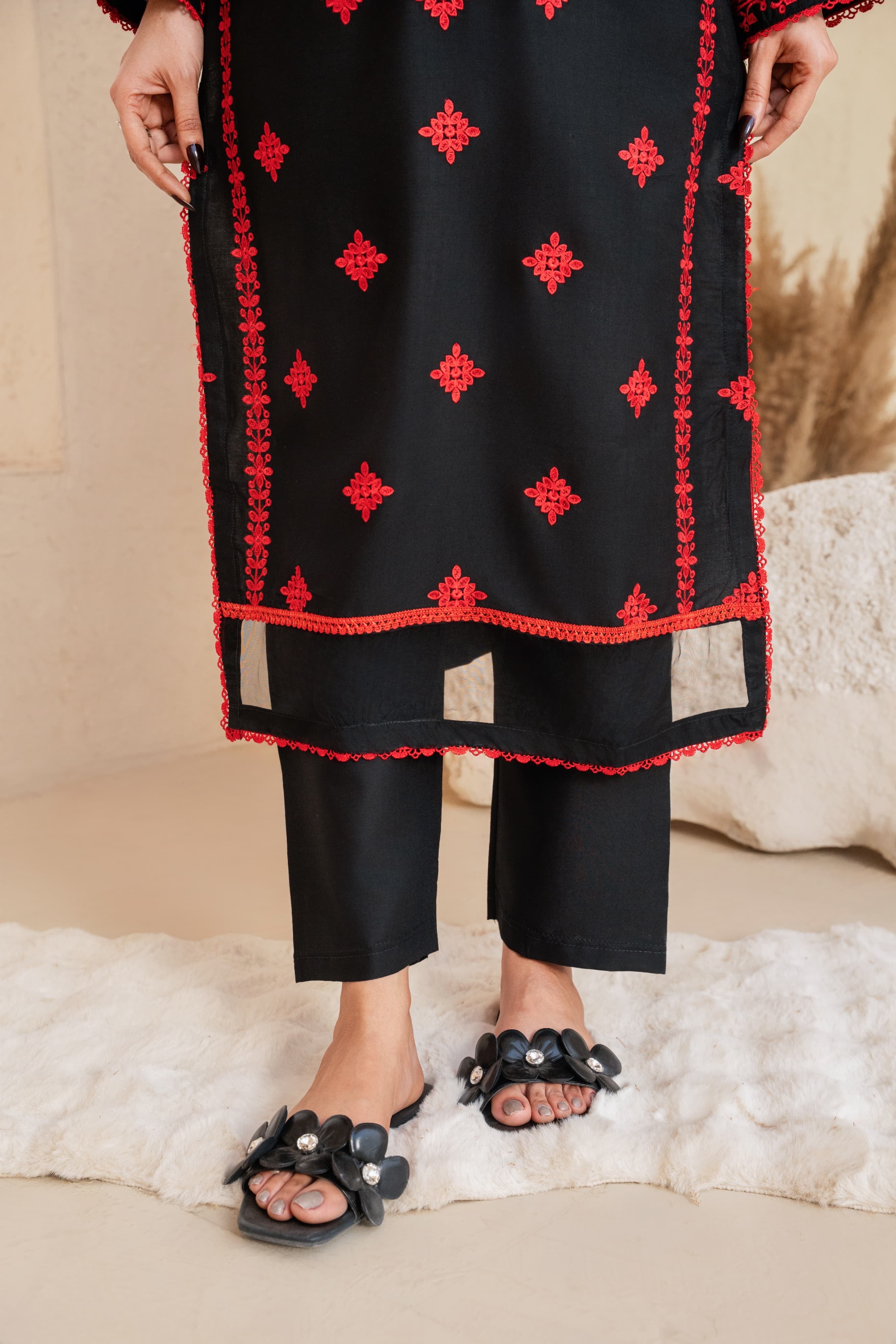 Rukhsar embroidered 2PC