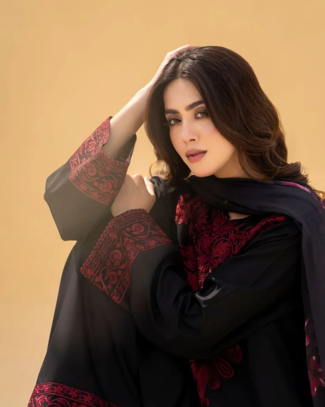 Mahnoor embroidered 3 pc
